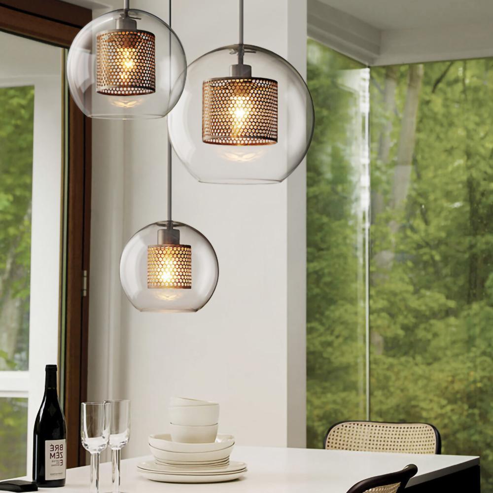 Veleine Pendant Lamp Chiswick Glass for Living Room