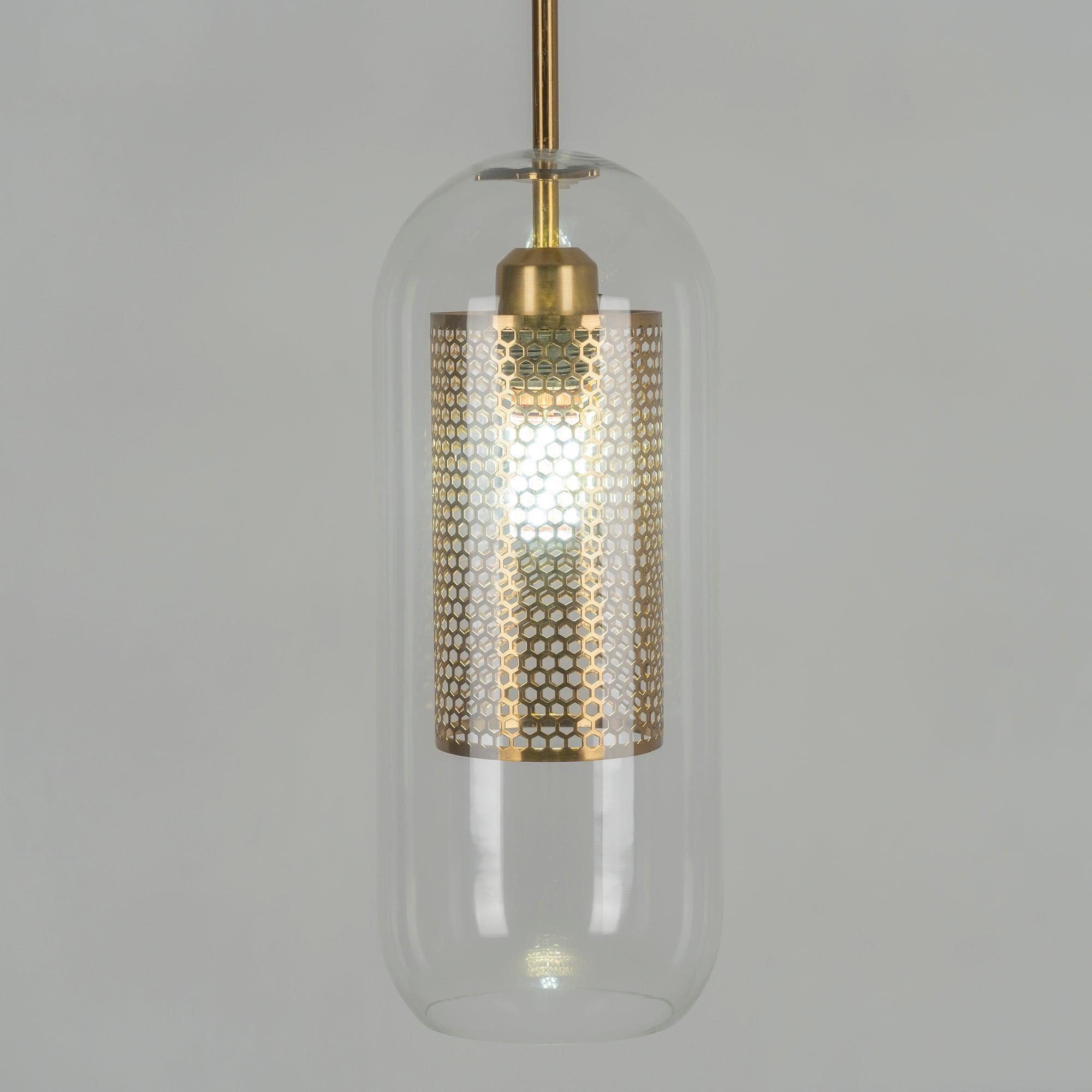 Veleine Pendant Lamp Chiswick Glass for Living Room