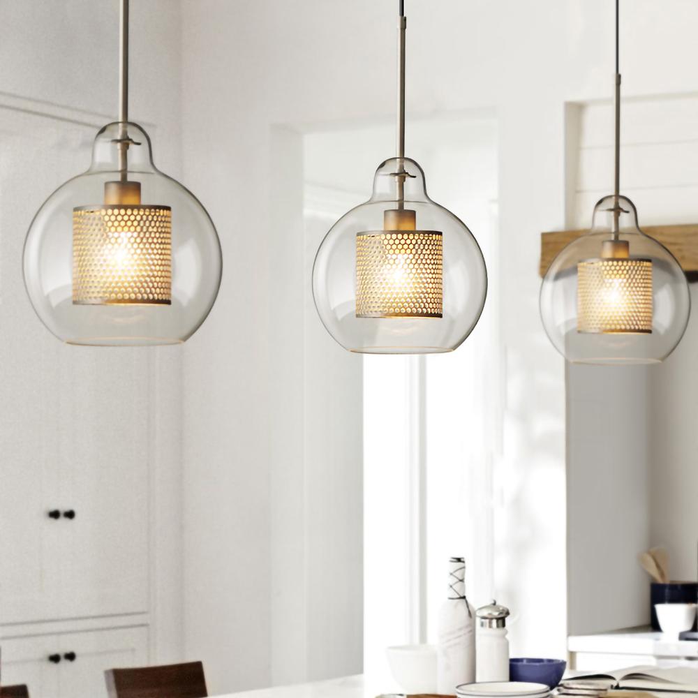 Veleine Pendant Lamp Chiswick Glass for Living Room