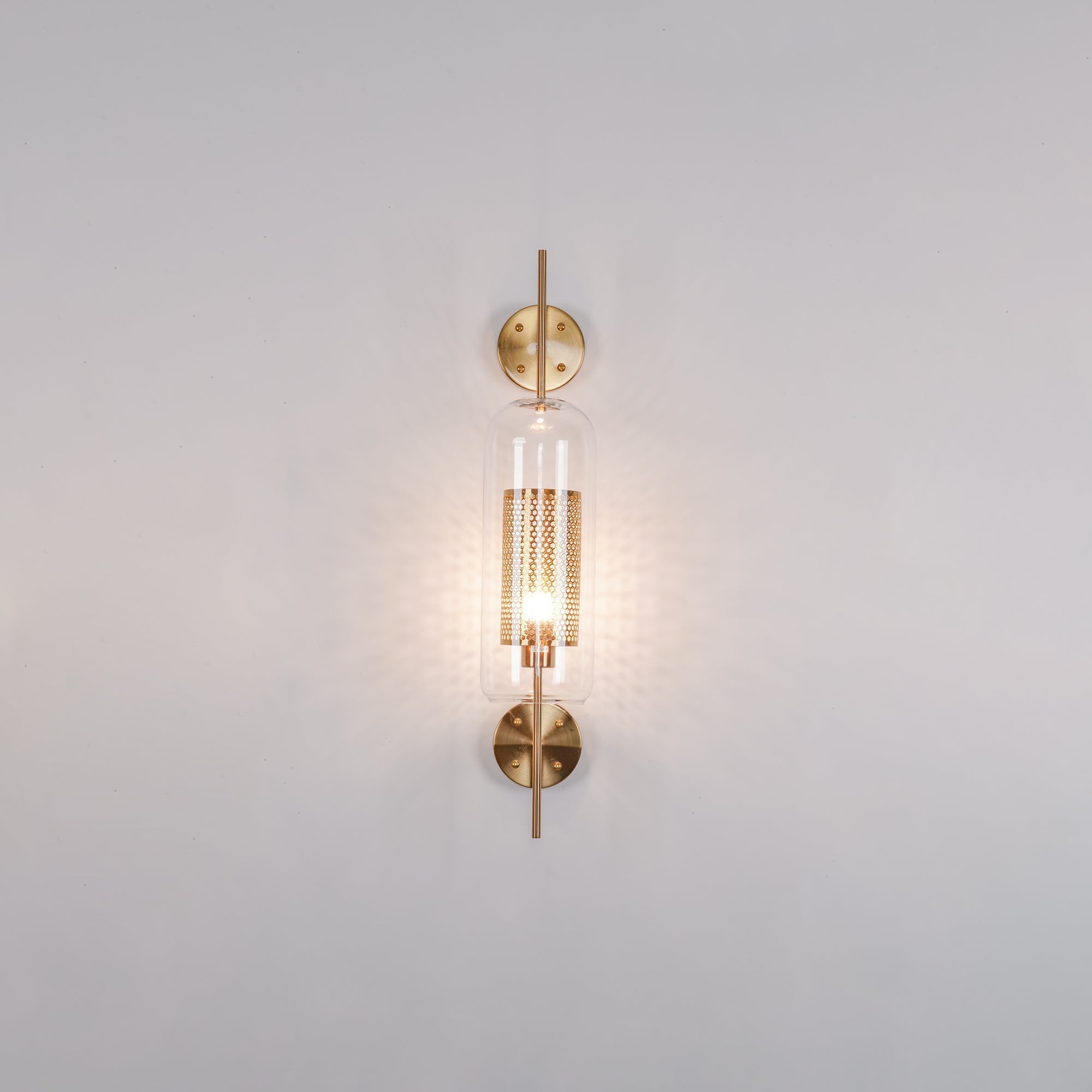 Peta Premium Nordic Art Glass Wall Light