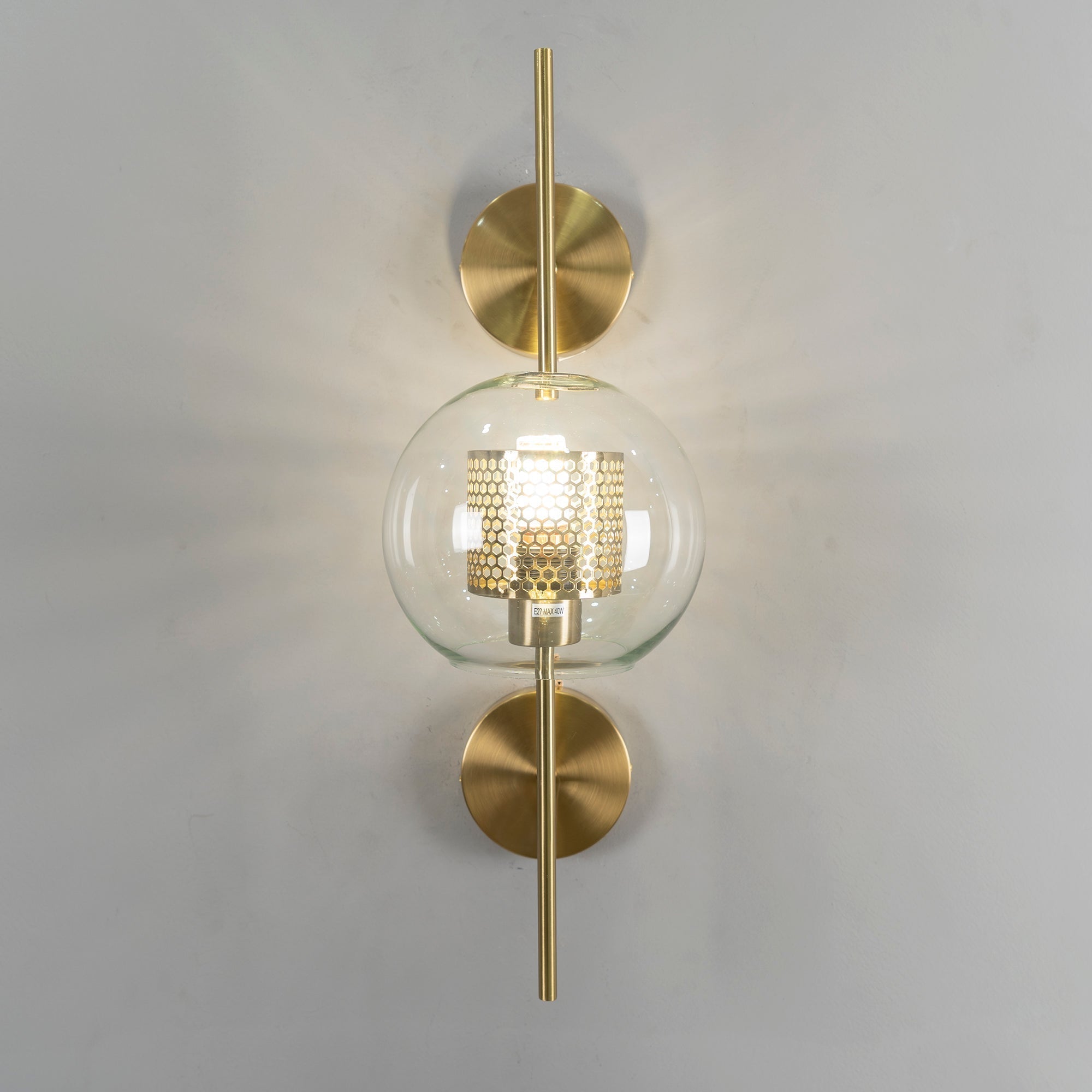 Peta Premium Nordic Art Glass Wall Light