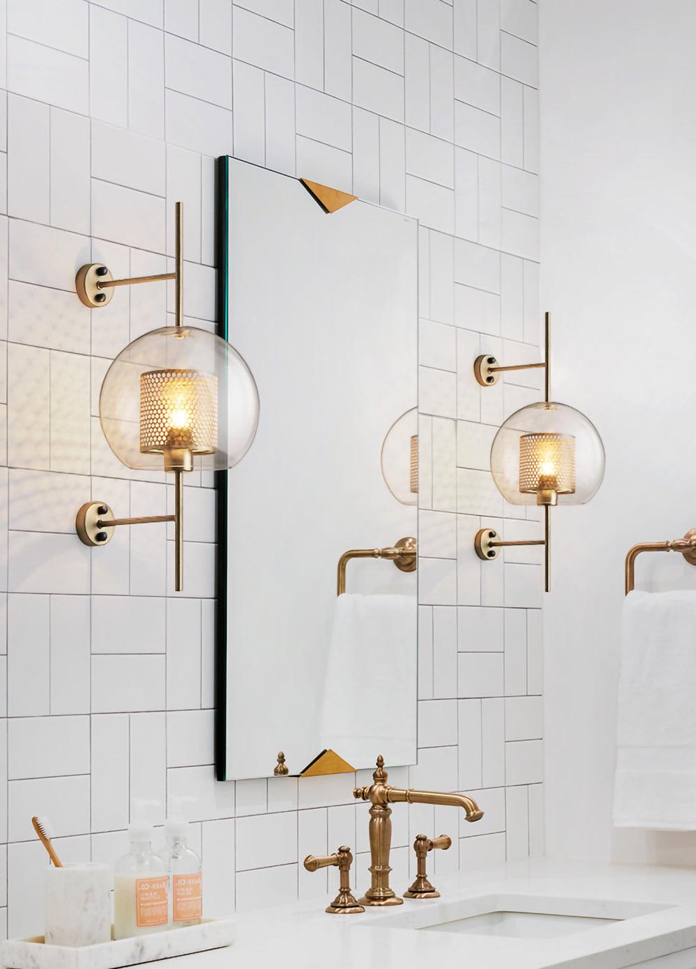 Peta Premium Nordic Art Glass Wall Light
