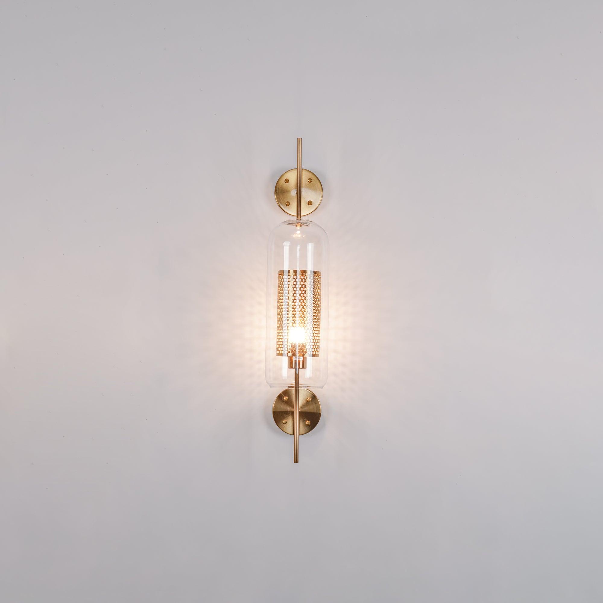 Peta Premium Nordic Art Glass Wall Light