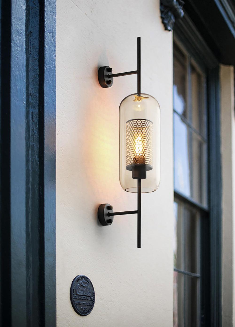 Peta Premium Nordic Art Glass Wall Light