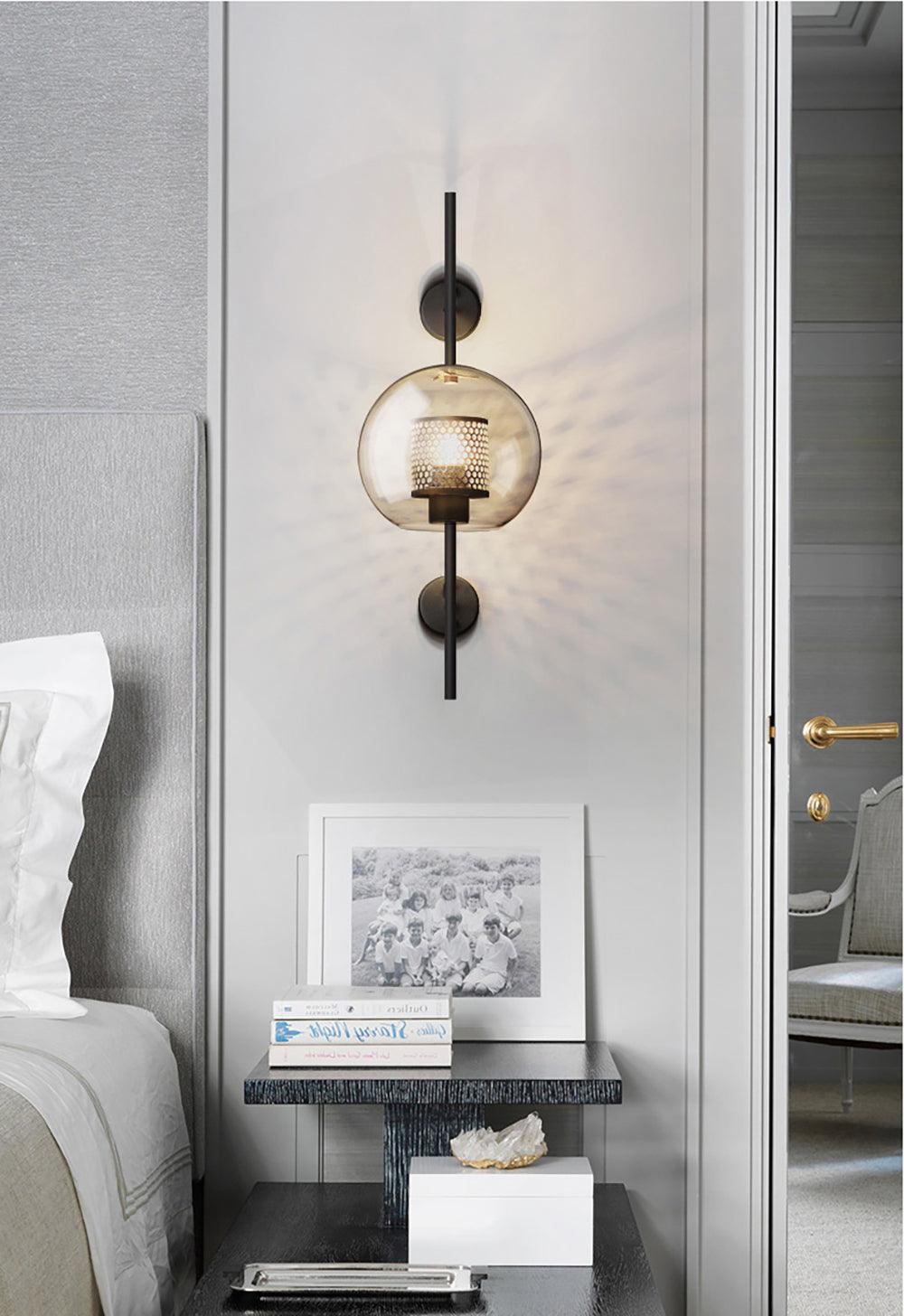 Peta Premium Nordic Art Glass Wall Light