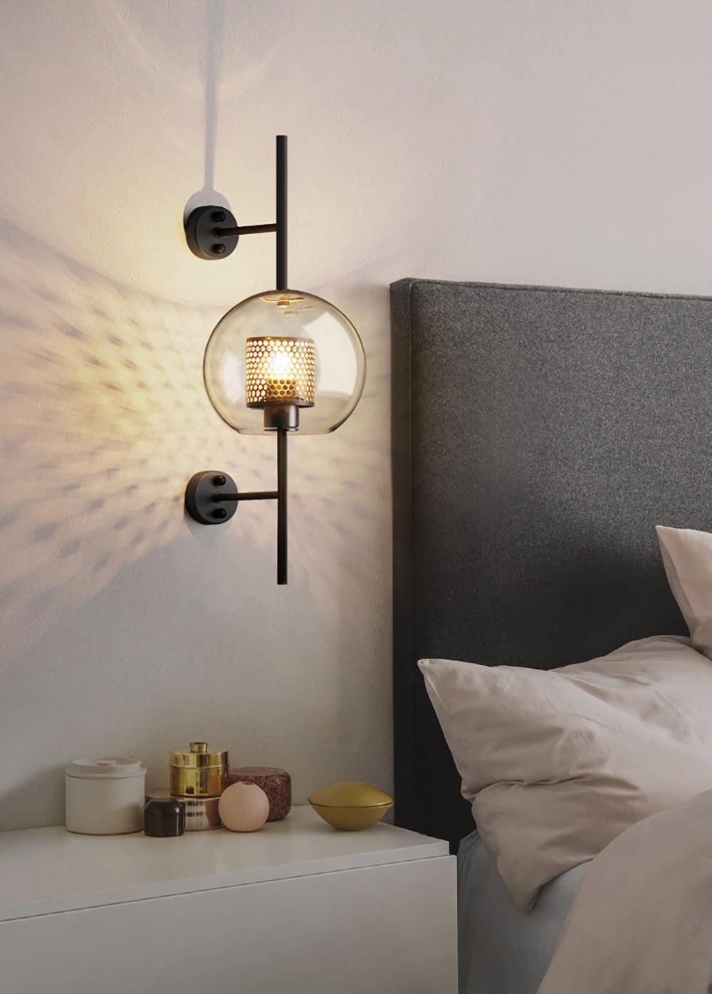 Peta Premium Nordic Art Glass Wall Light