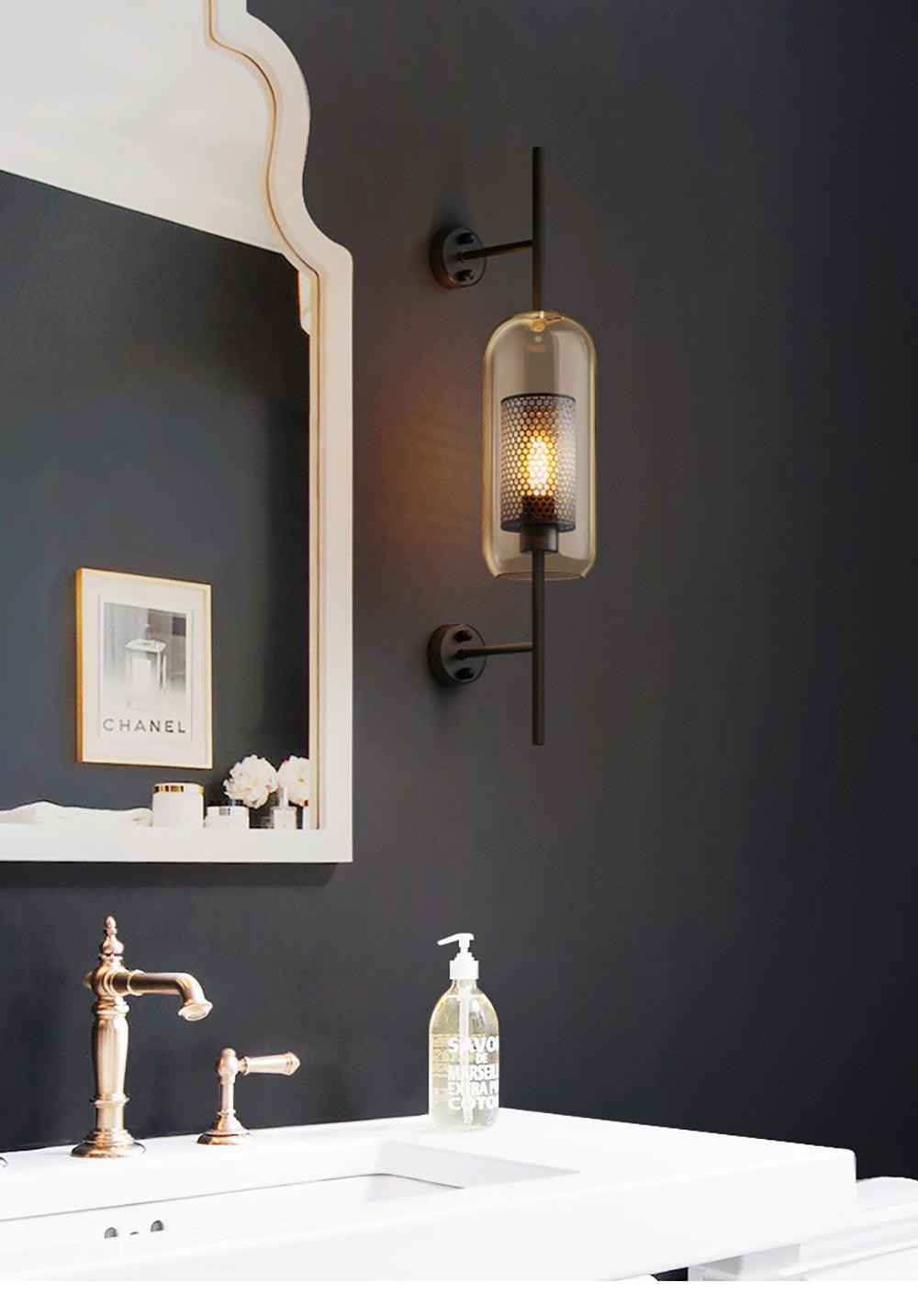 Peta Premium Nordic Art Glass Wall Light