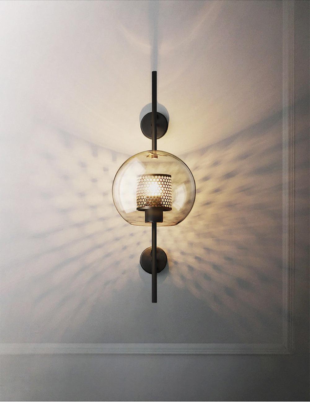 Peta Premium Nordic Art Glass Wall Light