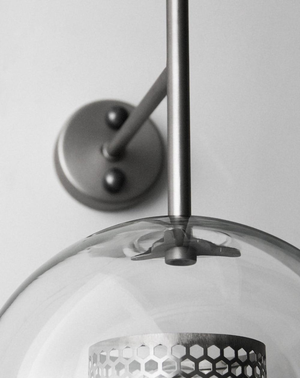 Peta Premium Nordic Art Glass Wall Light