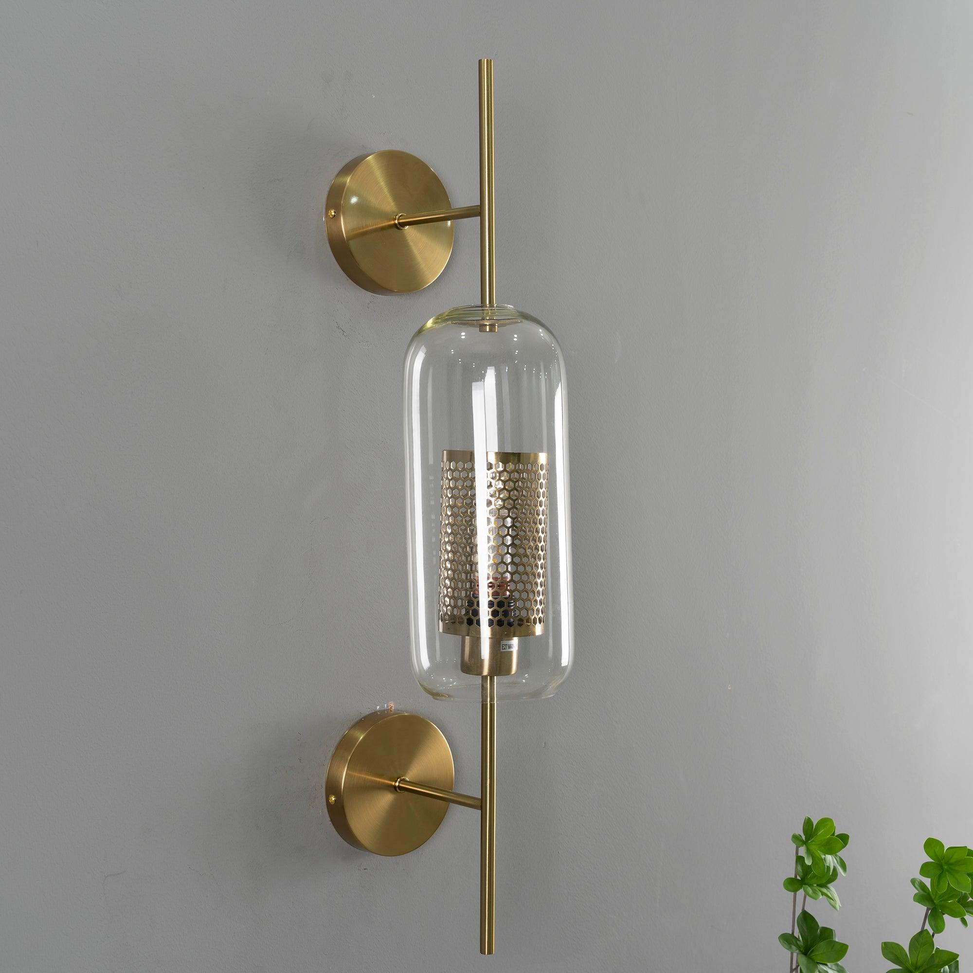 Peta Premium Nordic Art Glass Wall Light