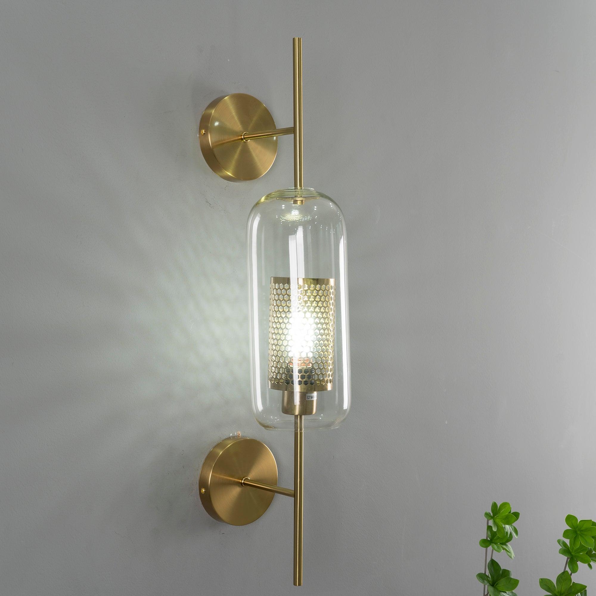 Peta Premium Nordic Art Glass Wall Light