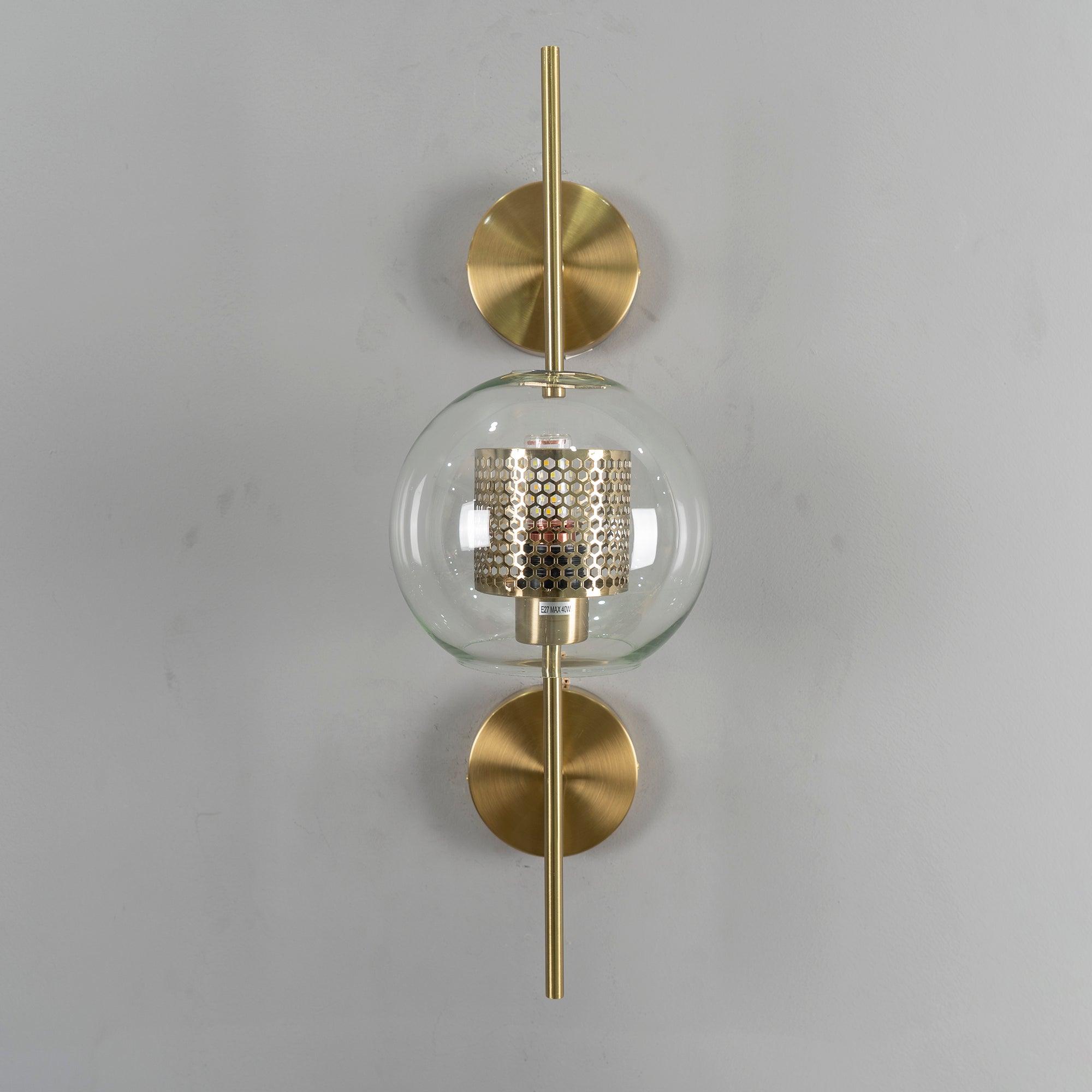 Peta Premium Nordic Art Glass Wall Light
