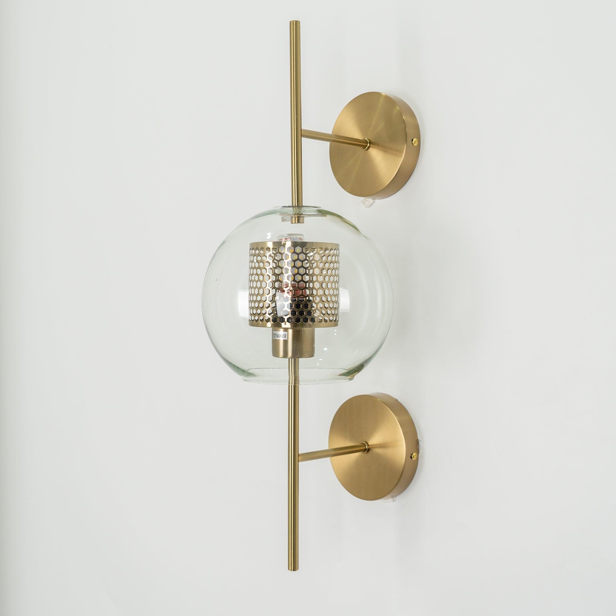 Peta Premium Nordic Art Glass Wall Light