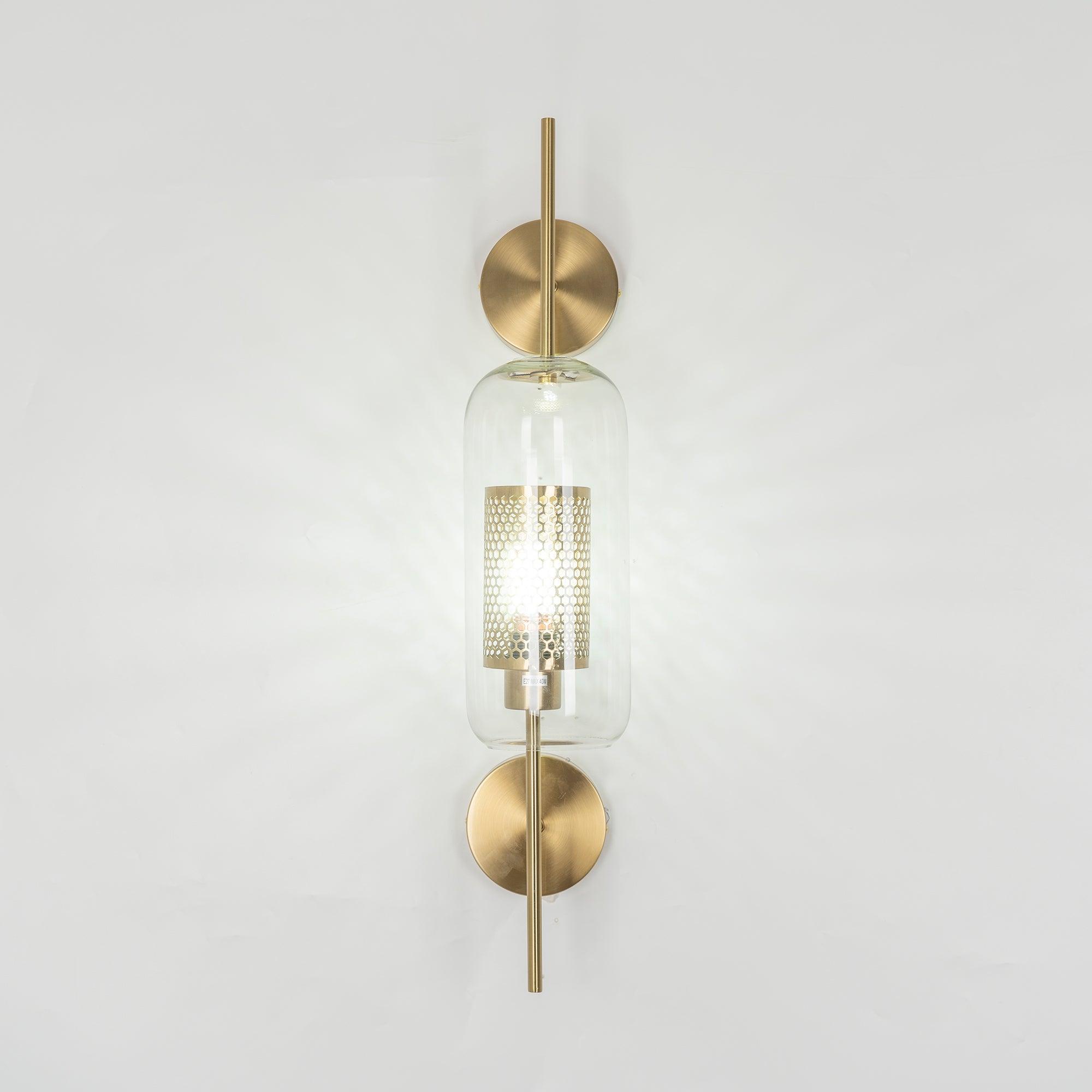 Peta Premium Nordic Art Glass Wall Light