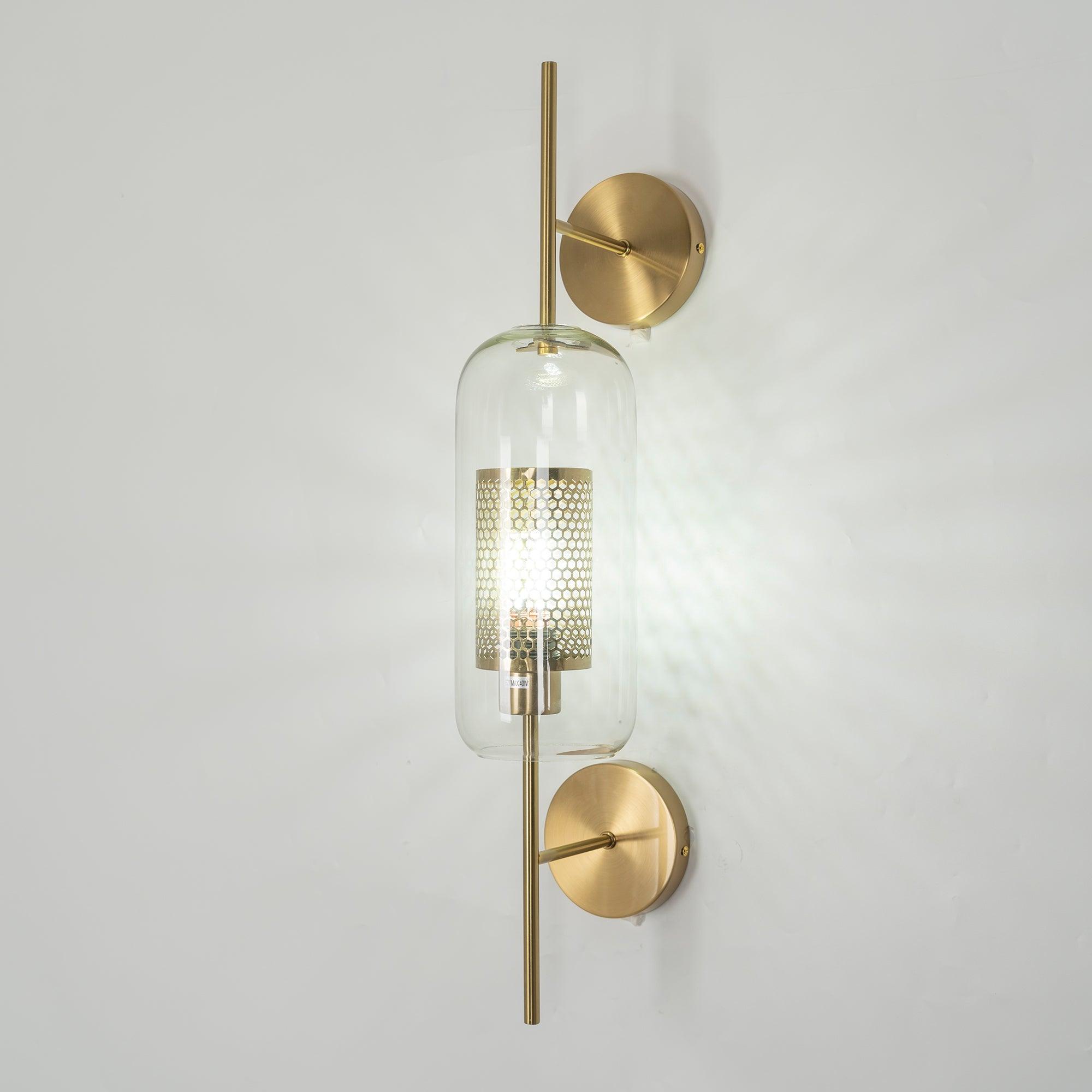 Peta Premium Nordic Art Glass Wall Light