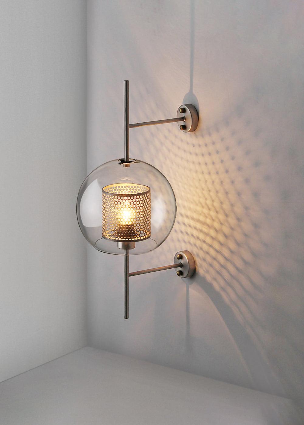 Peta Premium Nordic Art Glass Wall Light