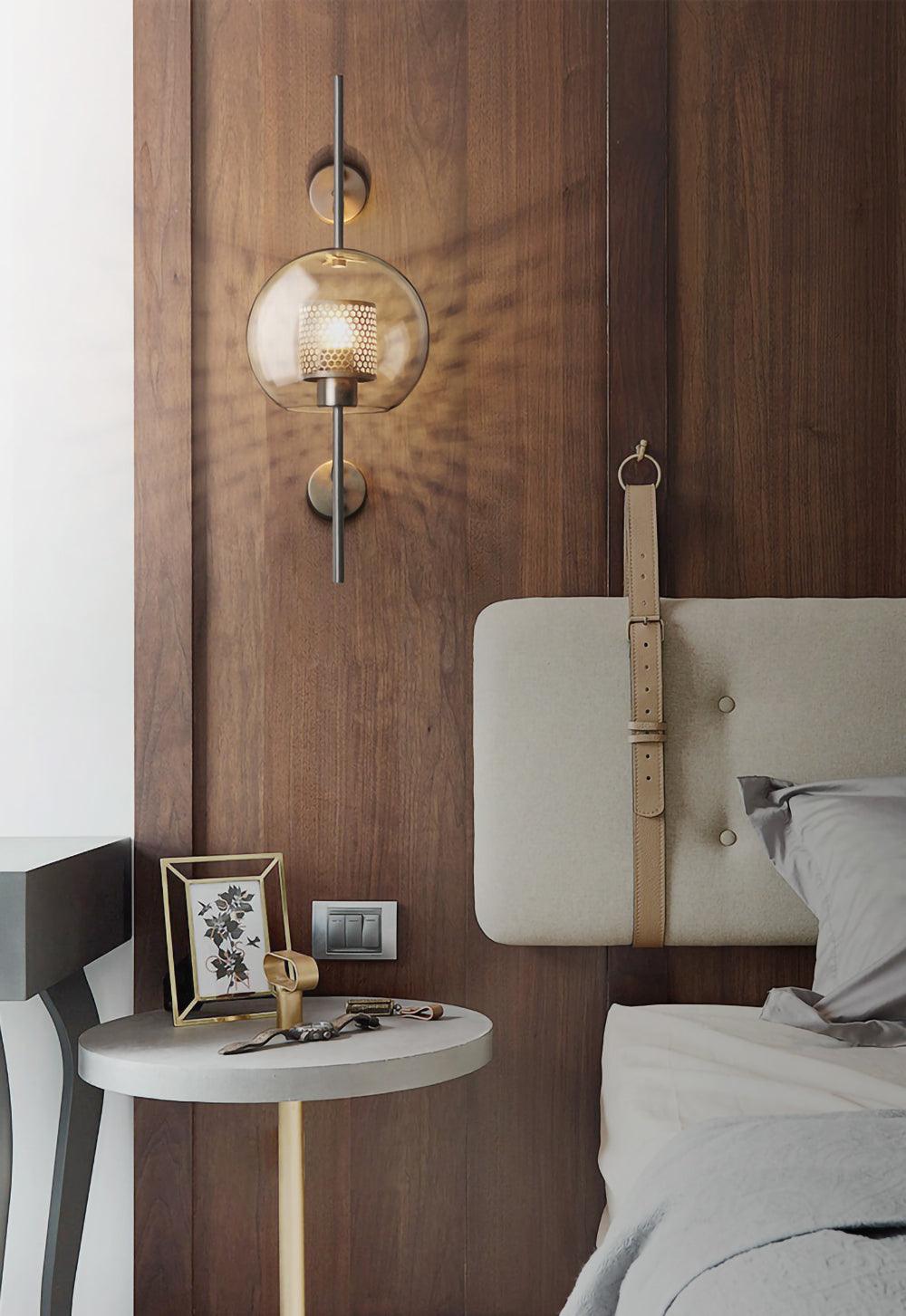 Peta Premium Nordic Art Glass Wall Light