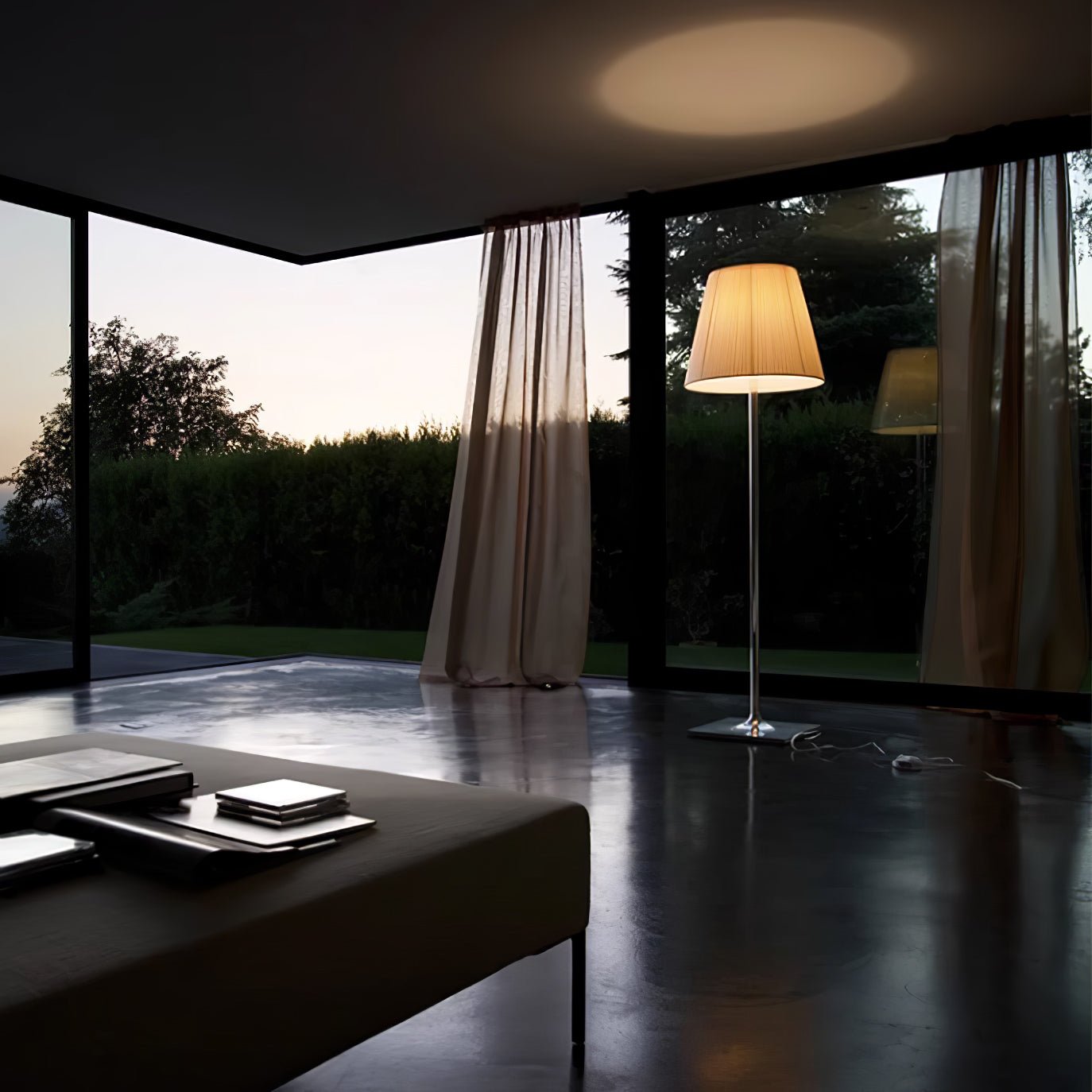 Garlan Modern Acrylic Floor Lamp