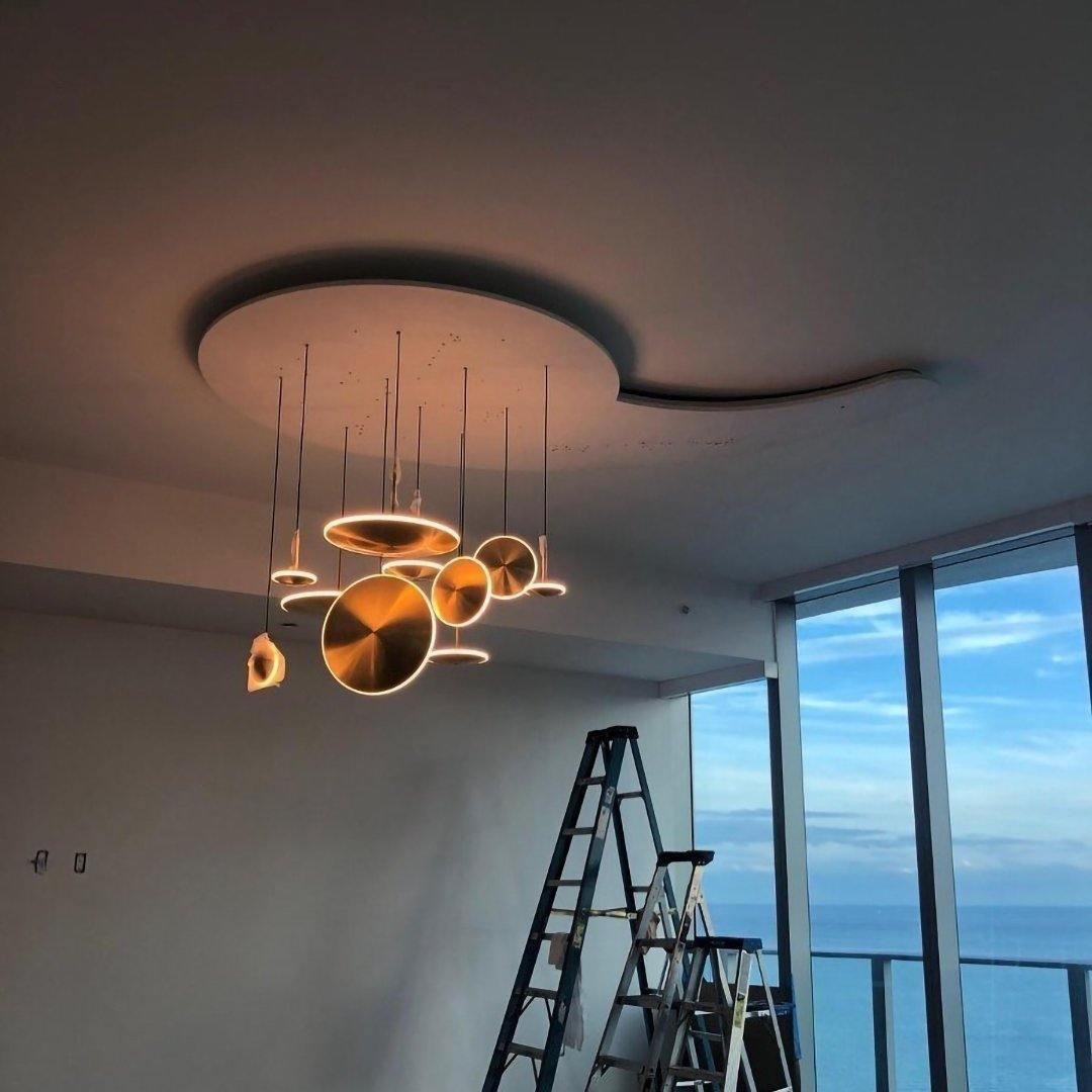 Uvenisra Modern Minimalist Dish Pendant Light