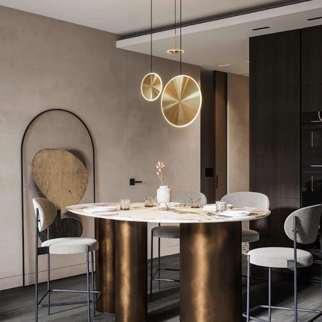 Uvenisra Modern Minimalist Dish Pendant Light