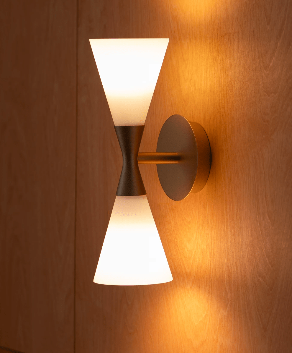 Dureline Double Cone Wall Sconce