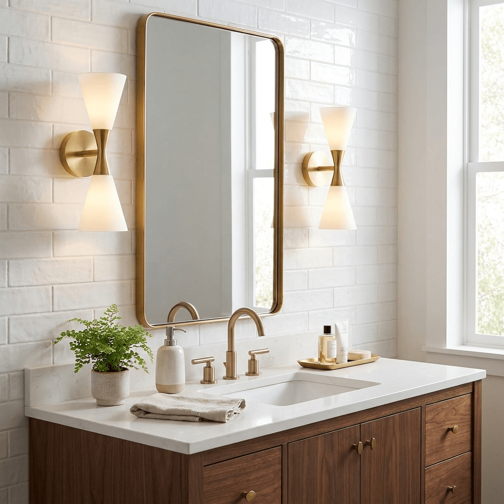 Dureline Double Cone Wall Sconce