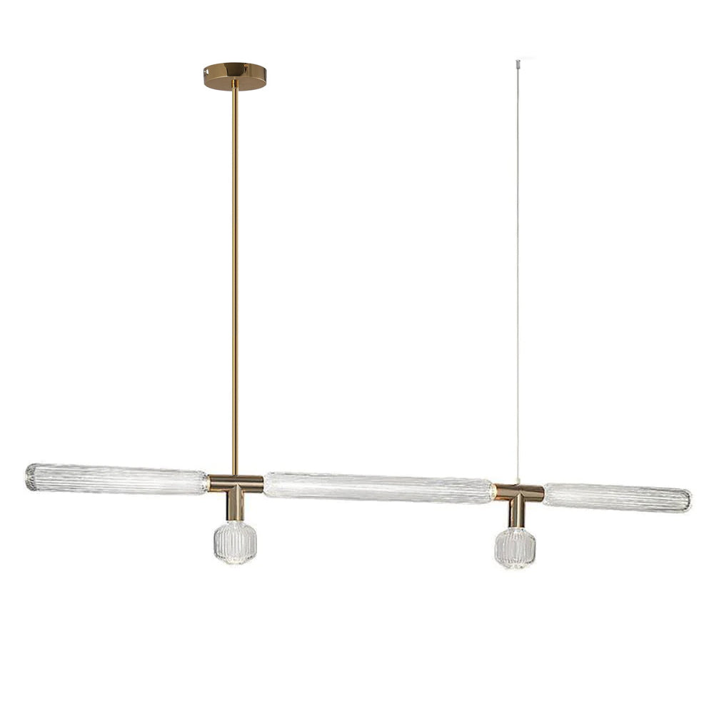 Tika Pendant Lamp Crystal Cylinder Cipher Contemporary