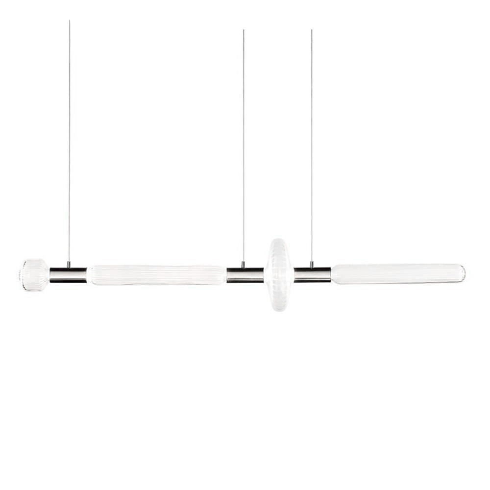 Tika Pendant Lamp Crystal Cylinder Cipher Contemporary