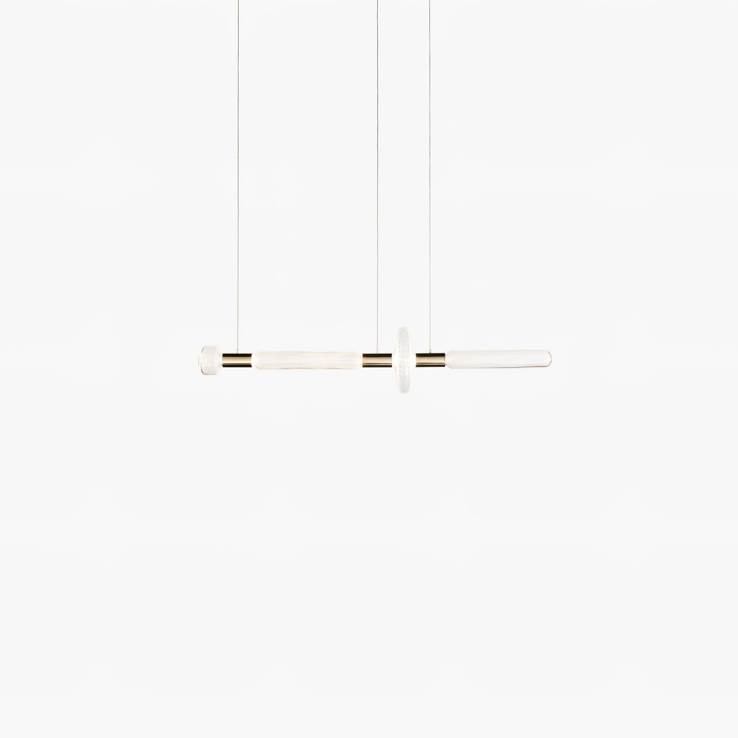 Tika Pendant Lamp Crystal Cylinder Cipher Contemporary