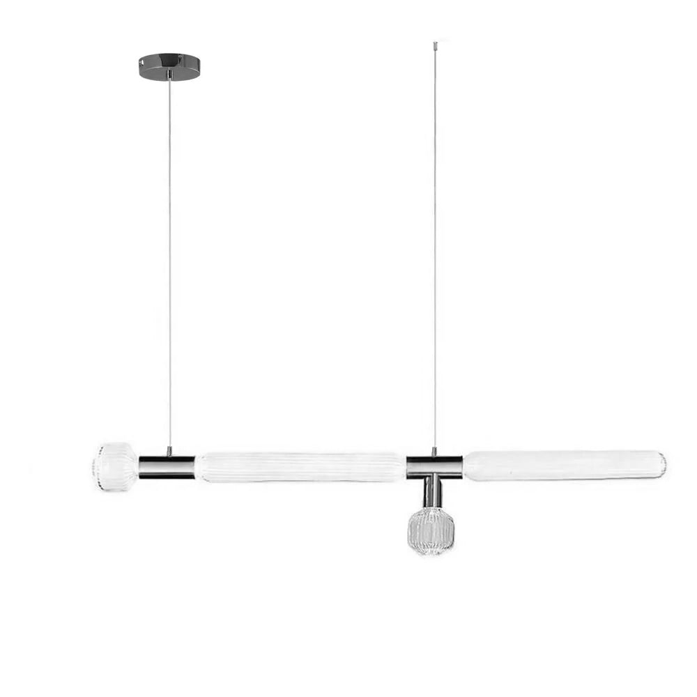 Tika Pendant Lamp Crystal Cylinder Cipher Contemporary