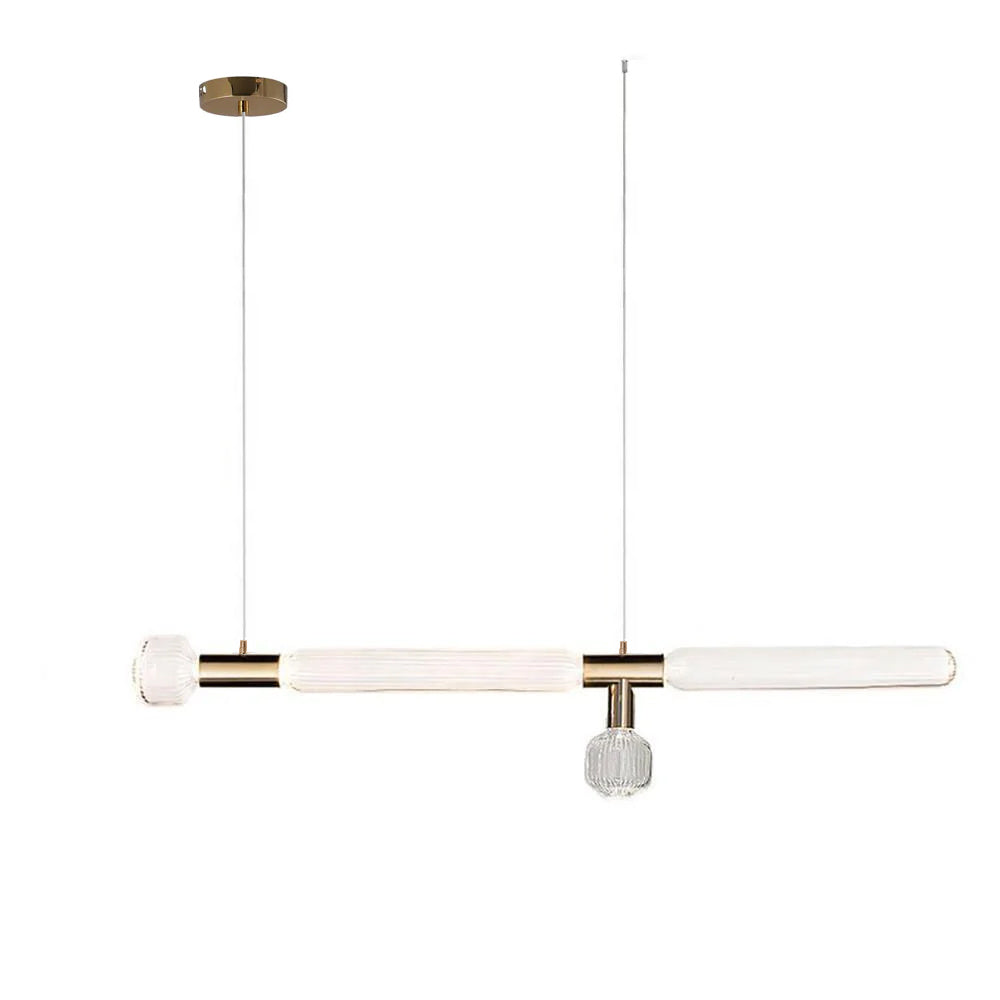Tika Pendant Lamp Crystal Cylinder Cipher Contemporary