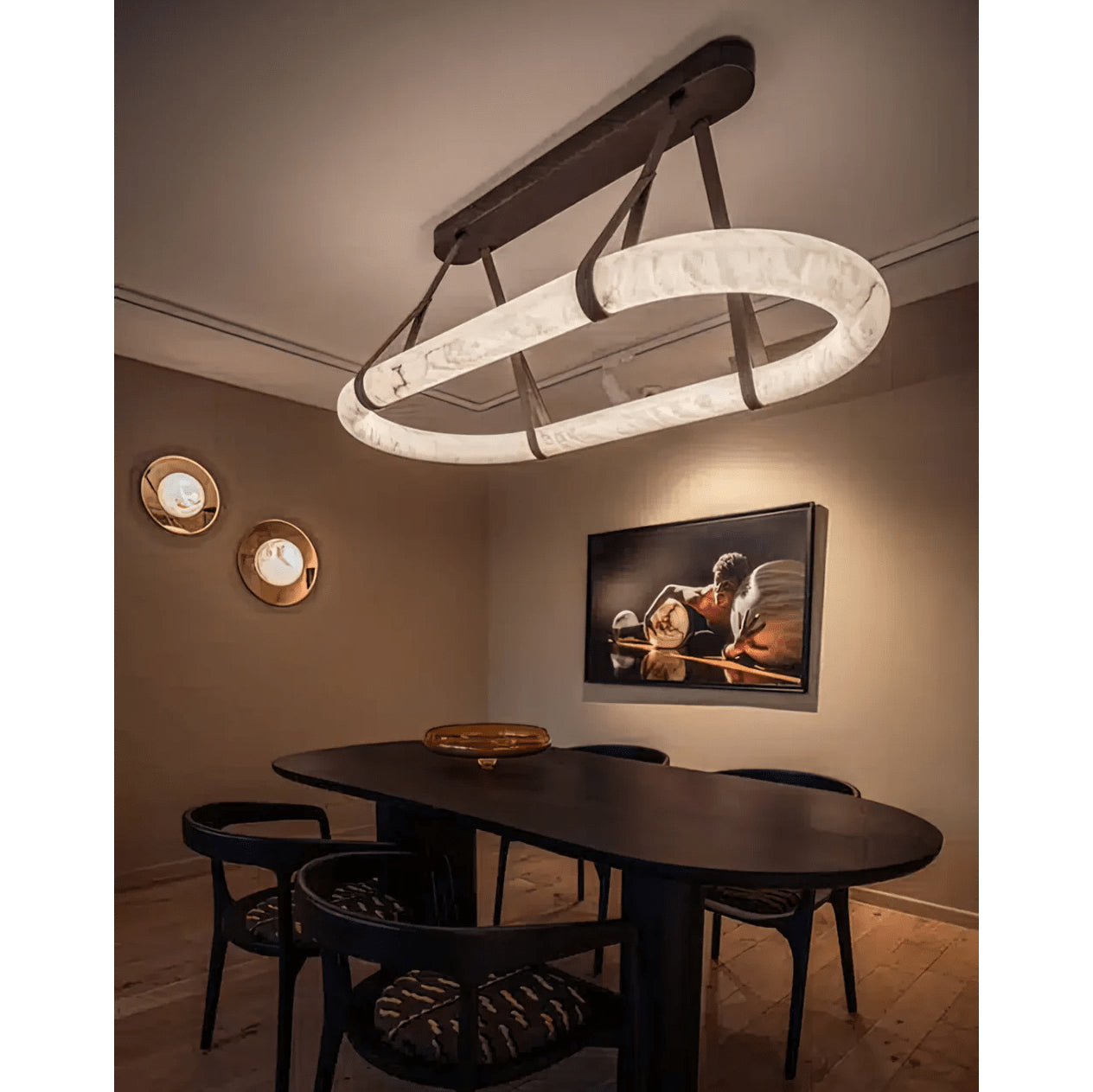 Solis Alabaster Chandelier