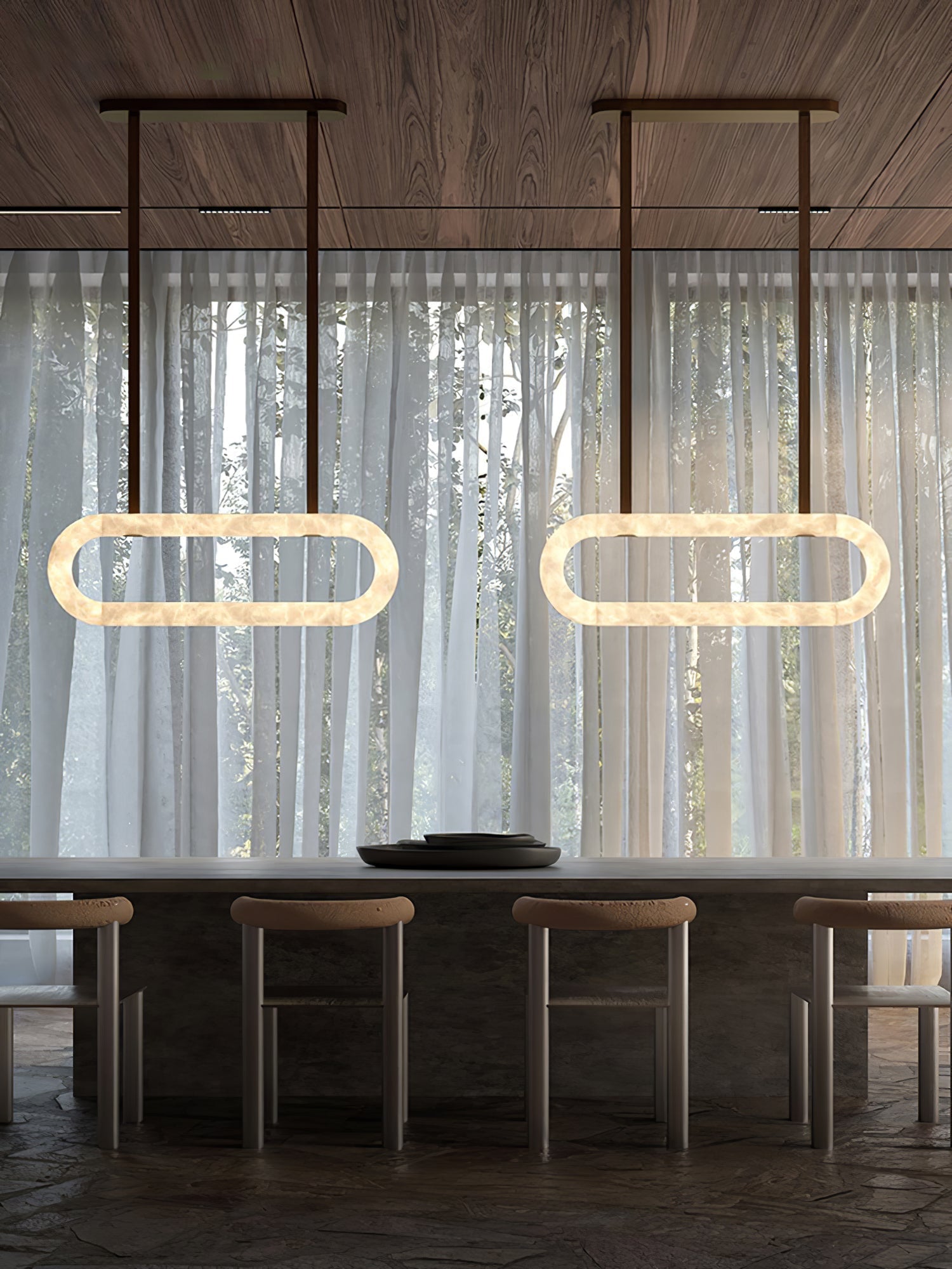 Nerina Alabaster Pendant Light