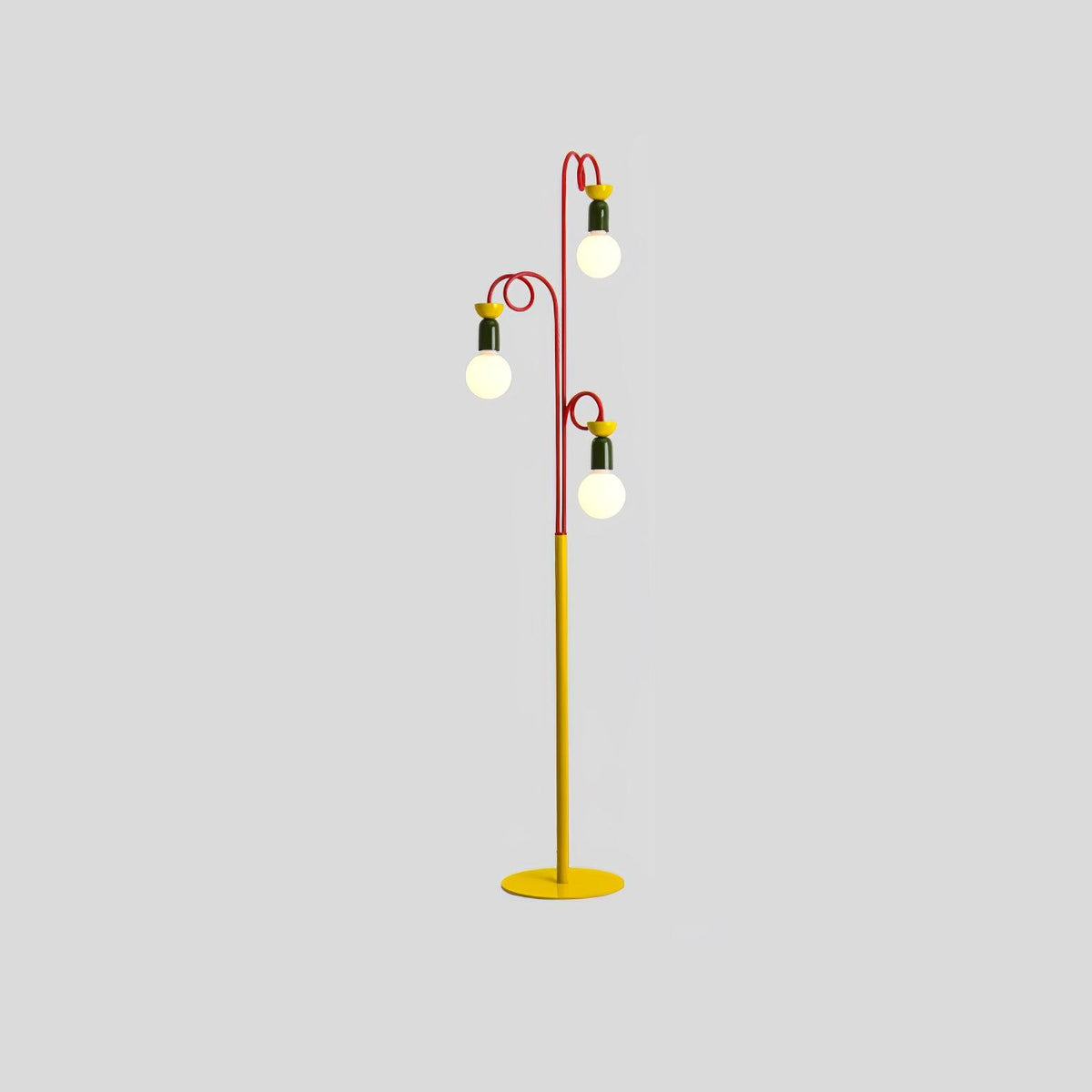 Erzoril Industrial Iron Floor Lamp