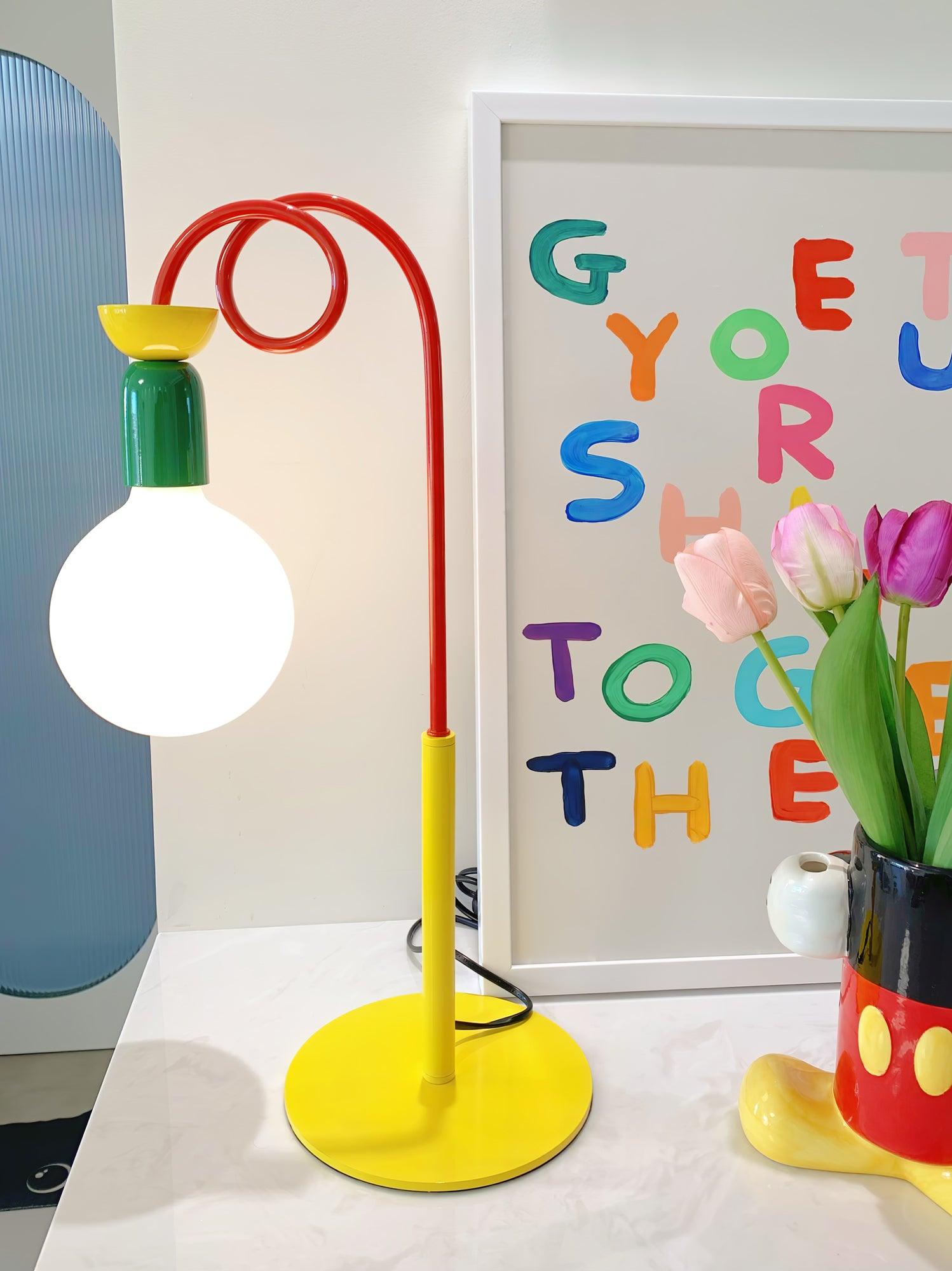Trilo Glass Playful Table Lamp