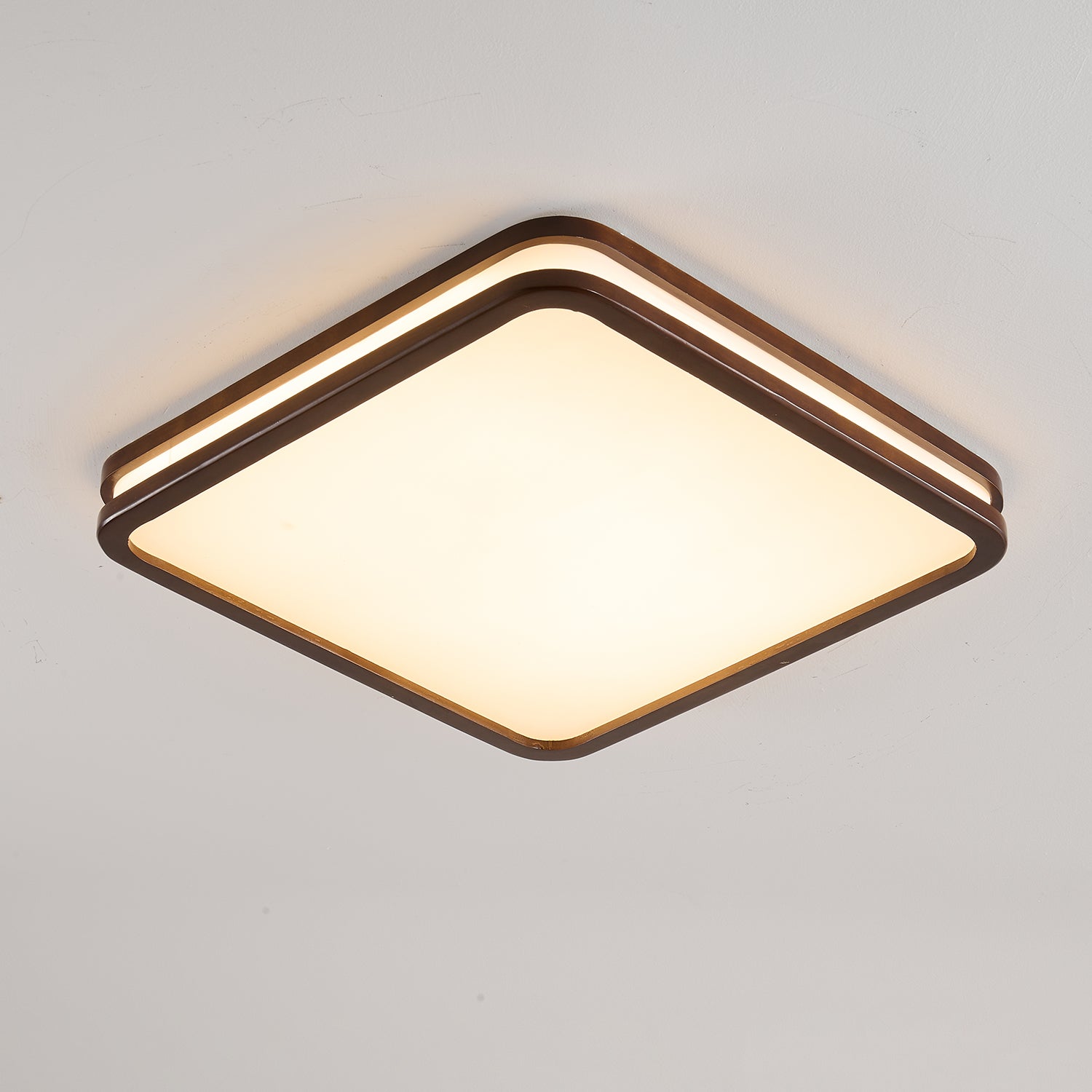 Nysilos Modern Minimalist Wood Ceiling Light