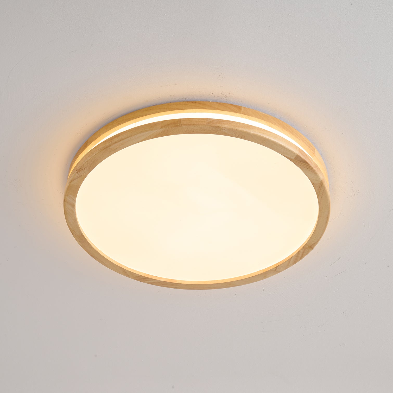 Nysilos Modern Minimalist Wood Ceiling Light