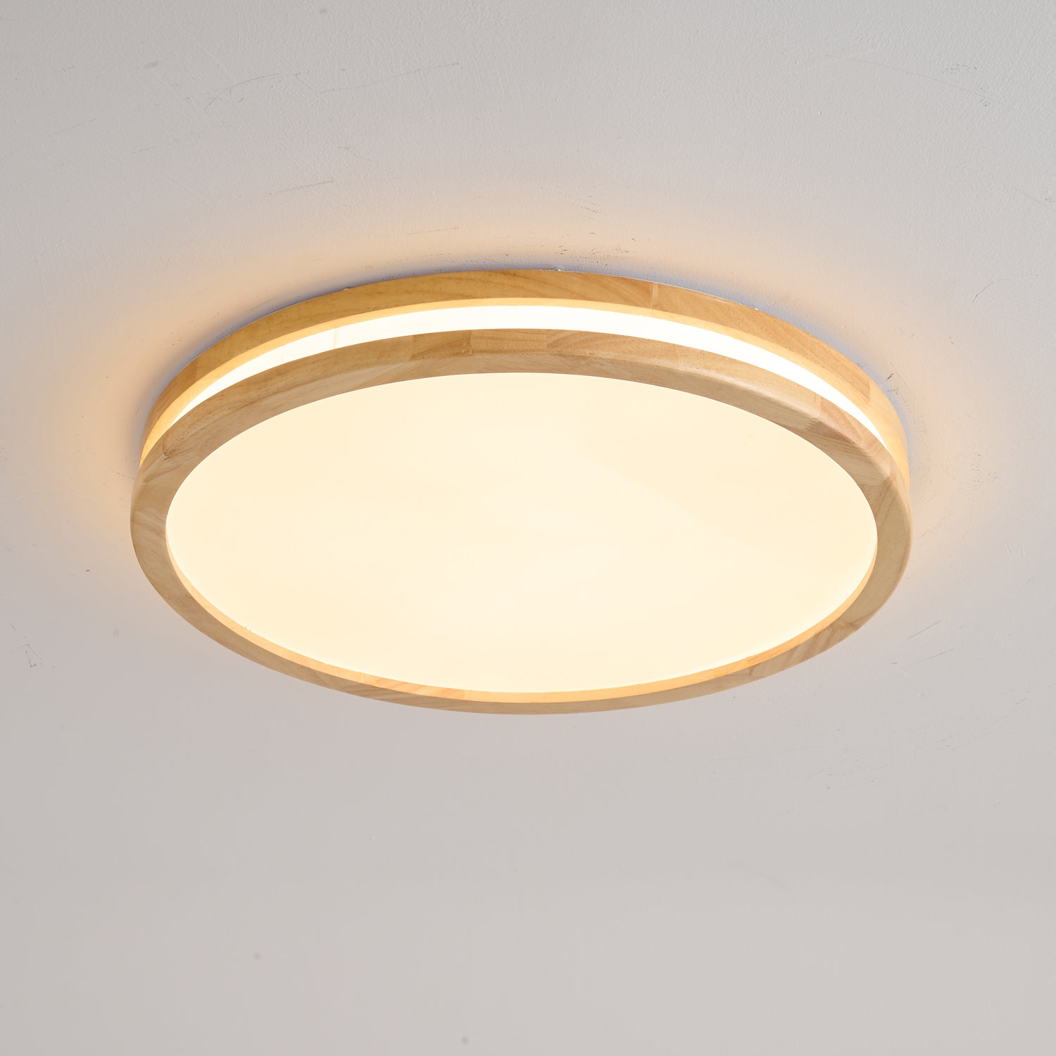 Nysilos Modern Minimalist Wood Ceiling Light