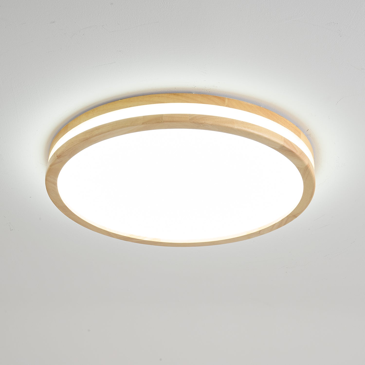 Nysilos Modern Minimalist Wood Ceiling Light