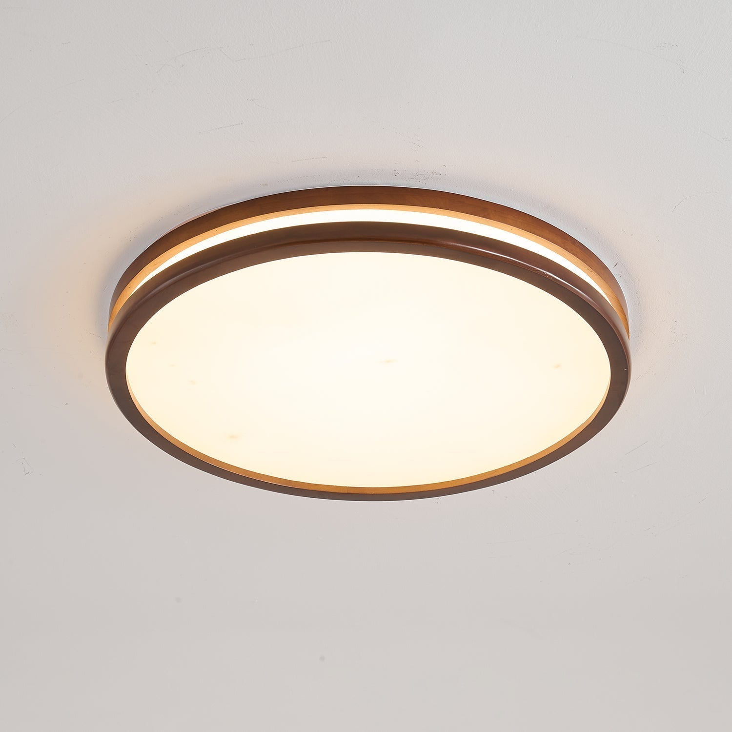 Nysilos Modern Minimalist Wood Ceiling Light