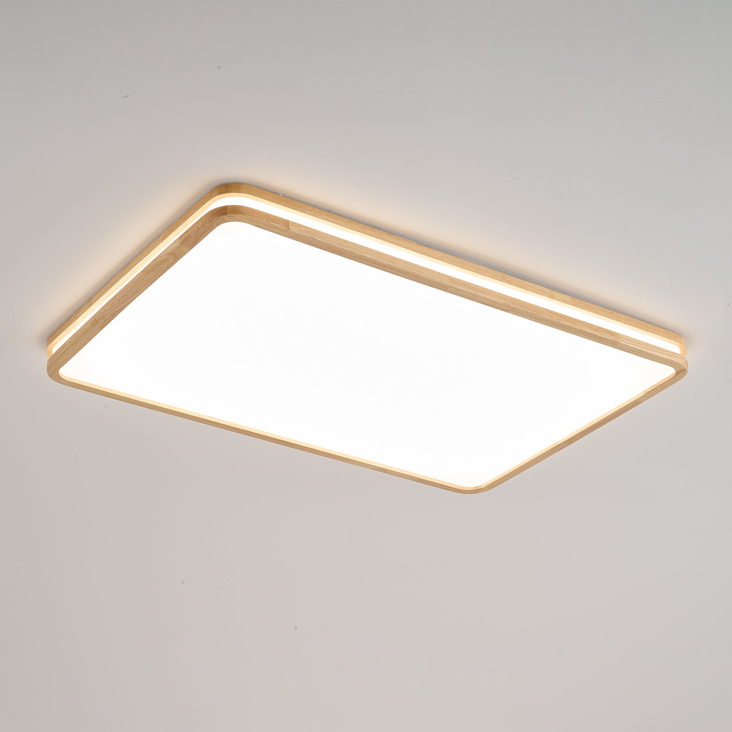 Nysilos Modern Minimalist Wood Ceiling Light