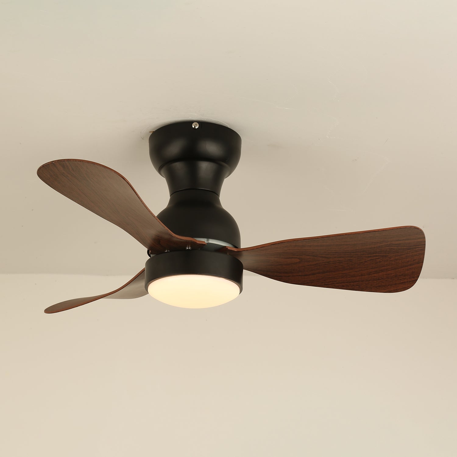 Aurdorus Modern Wood Ceiling Fan Light