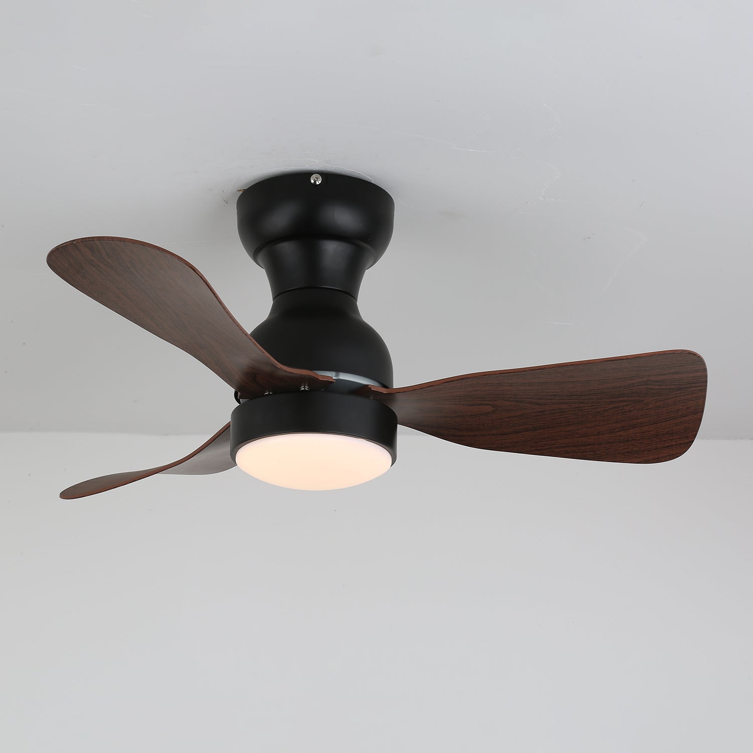 Aurdorus Modern Wood Ceiling Fan Light