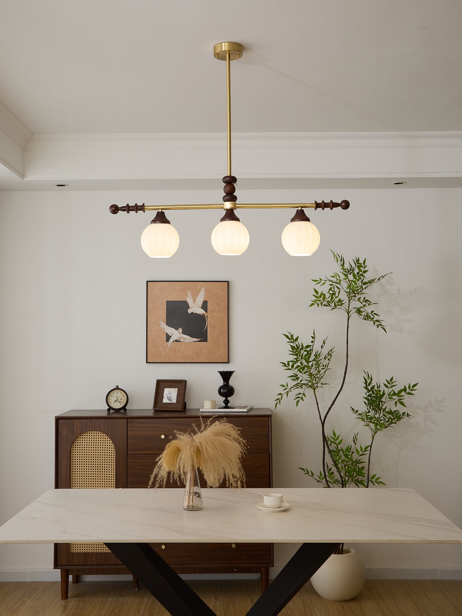 Vosole Traditional Elegance Vintage Wood Chandelier