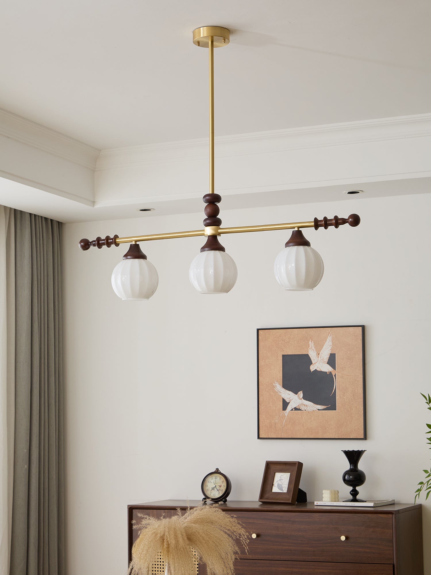 Vosole Traditional Elegance Vintage Wood Chandelier
