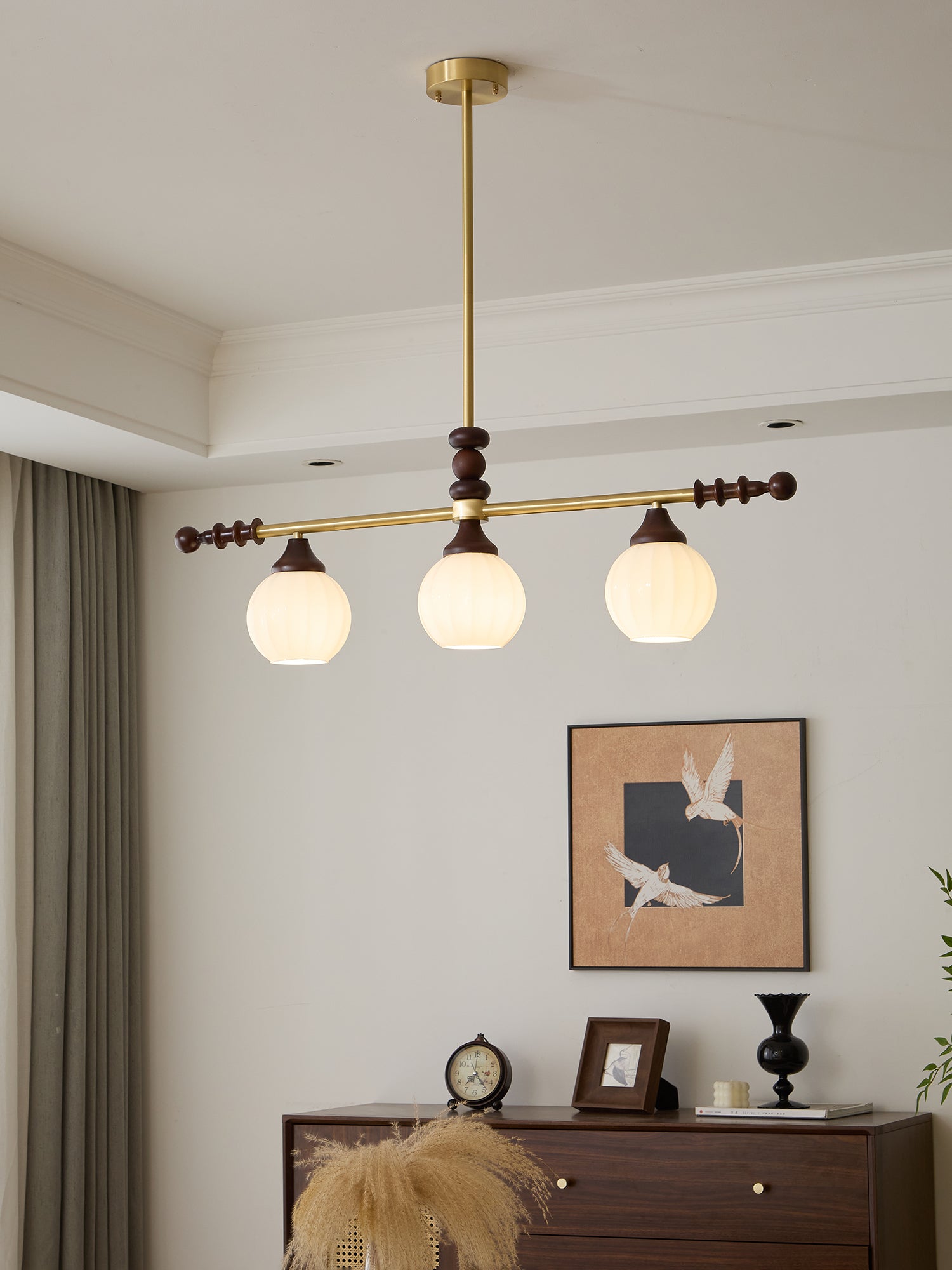 Vosole Traditional Elegance Vintage Wood Chandelier
