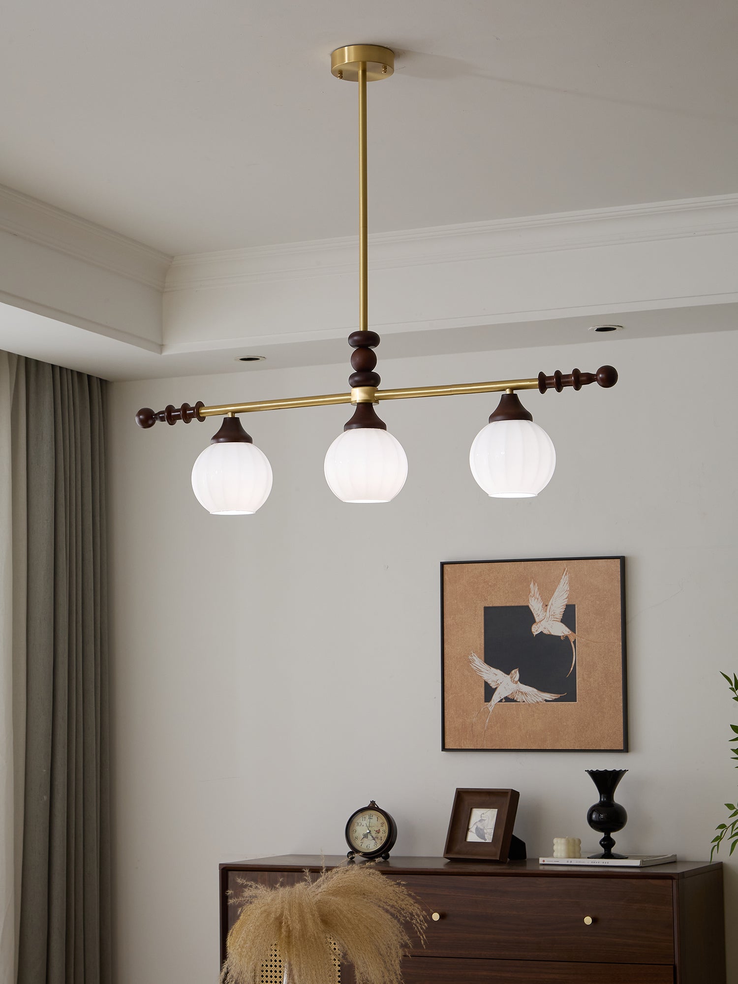 Vosole Traditional Elegance Vintage Wood Chandelier
