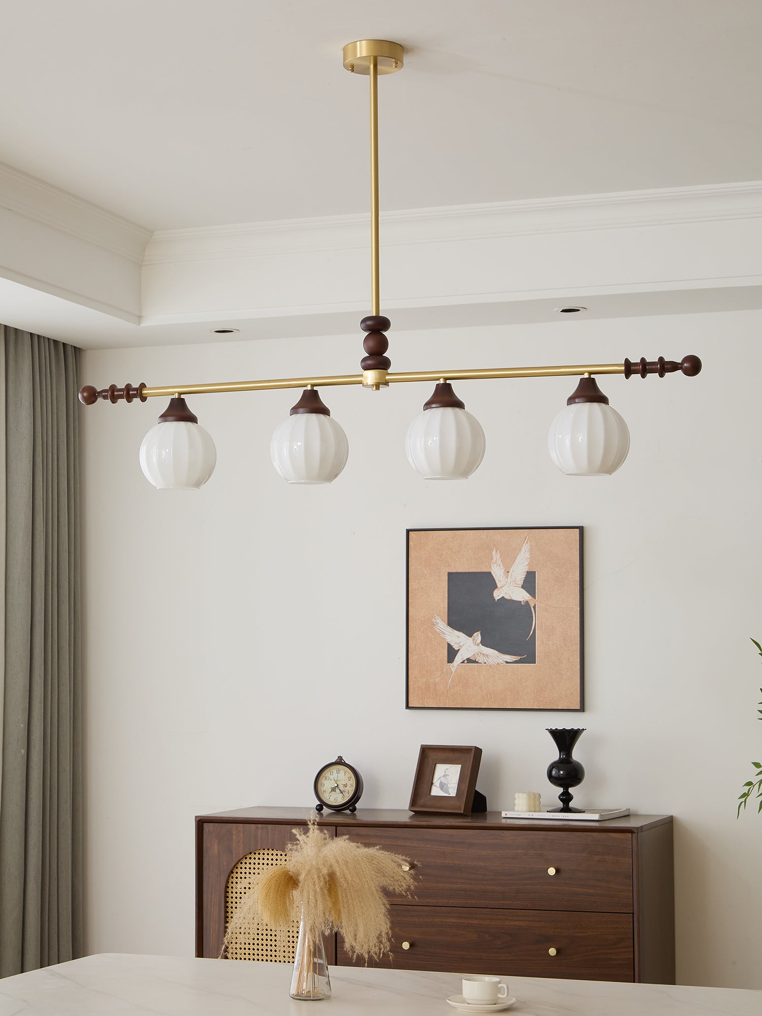 Vosole Traditional Elegance Vintage Wood Chandelier