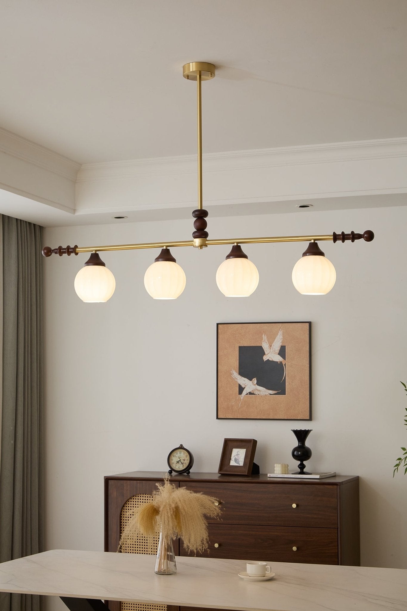 Vosole Traditional Elegance Vintage Wood Chandelier