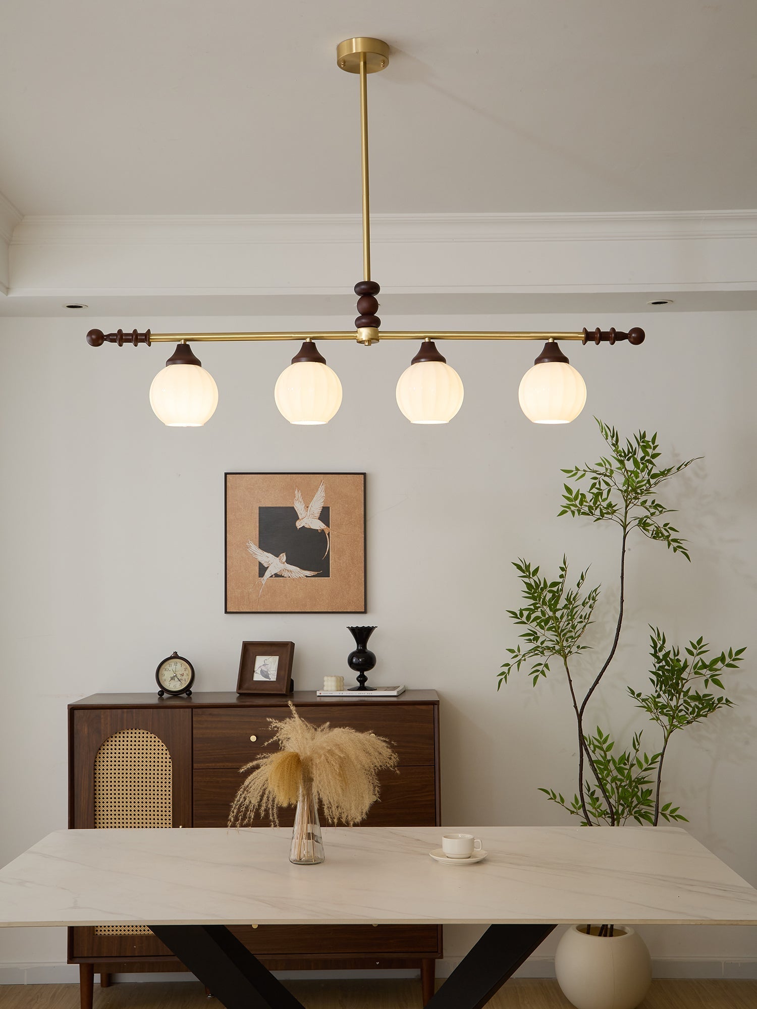 Vosole Traditional Elegance Vintage Wood Chandelier
